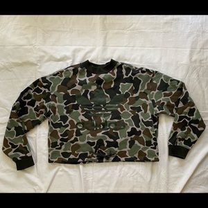 Adidas Originals Camo Drawstring Sweatshirt